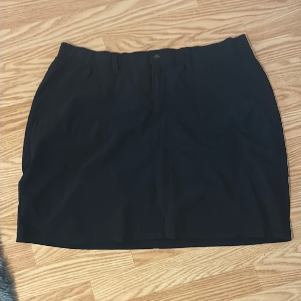 Lee Black Mini Pencil Skorts for Work